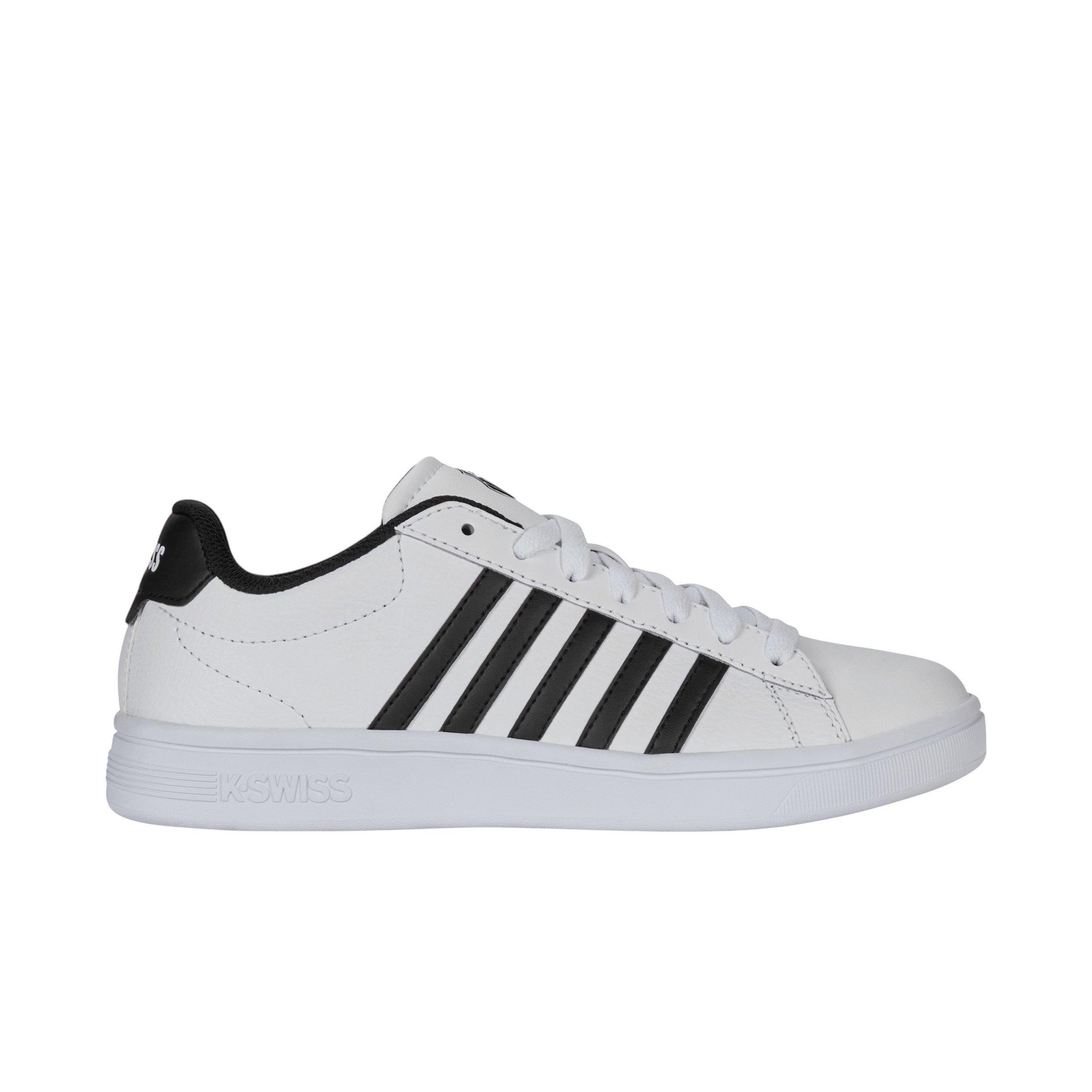 K-Swiss Court Tiebreak II "White/Black/White" Men's Shoe - WHITE/BLACK